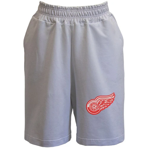 Женские  шорты, Белый, Detroit Red Wings — вышитая эмблема