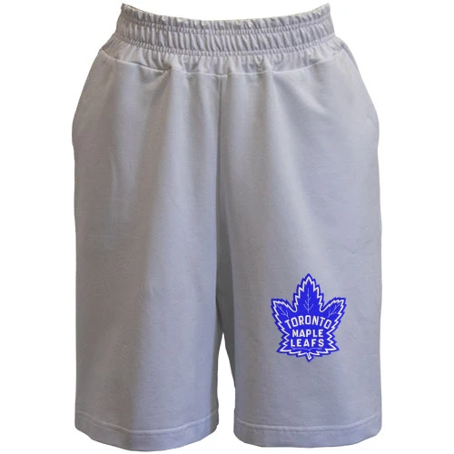 Женские  шорты, Белый, с вышитой эмблемой Toronto Maple Leafs