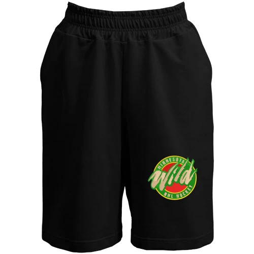 Женские  шорты, Черный, Minnesota Wild alternative
