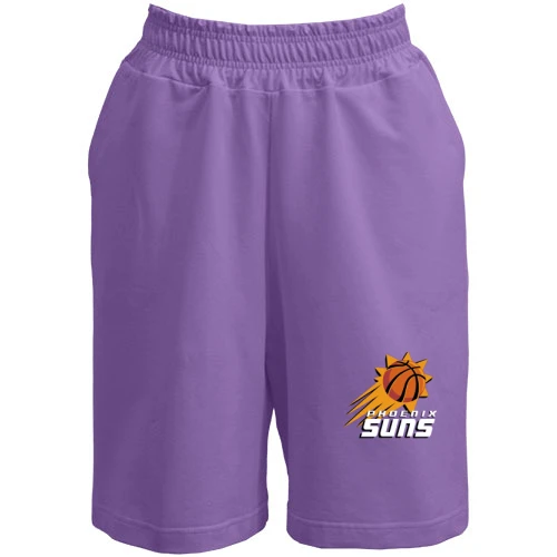 Жіночі шорти, Лавандовий, з емблемою Phoenix Suns у вигляді сонця