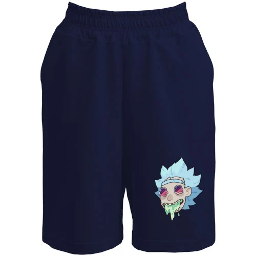 Женские шорты, синий, Rick