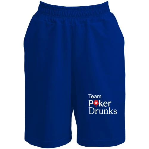 Жіночі шорти, синій, Team Poker Drunks