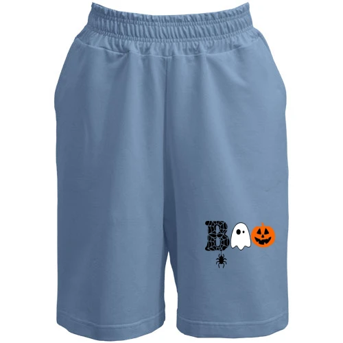 Женские  шорты, Синий, Boo! (2)