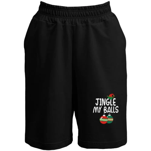 Жіночі шорти з новорічними кулями "jingle my balls" 2