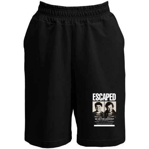 Женские  шорты, Черный, Escaped (Грабители Один Дома)