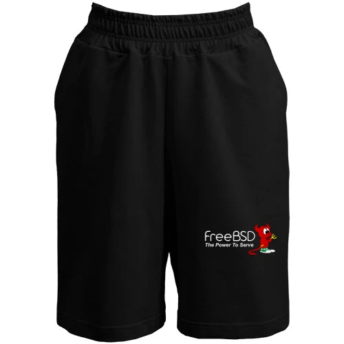 Женские шорты, черный, FreeBSD uniform type2
