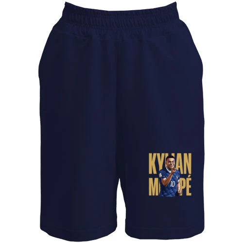 Жіночі шорти, Синій, Kylian Mbappé (4)