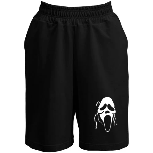 Женские  шорты, Черный, с Маской Крик