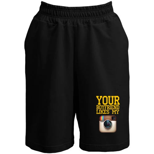 Женские  шорты Your boyfriend like my Instagram