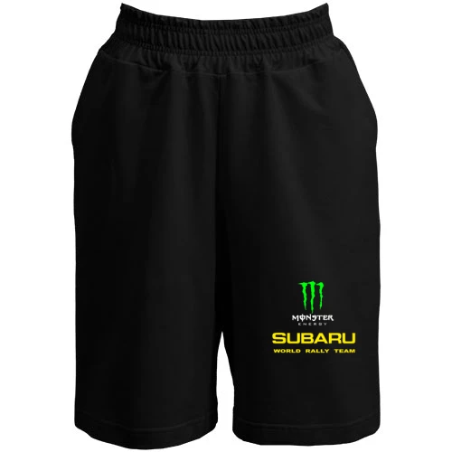 Женские  шорты, черный, Subaru monster energy