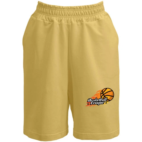 Женские  шорты, Желтый, Basketball League