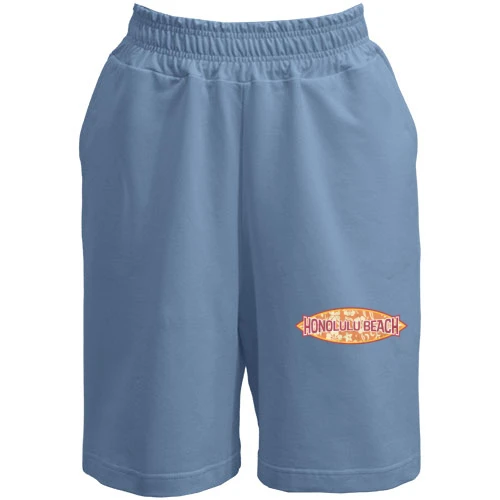 Женские  шорты, Синий, honolulu beach