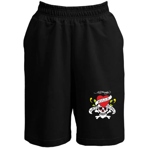 Жіночі шорти, чорний, Ed Hardy