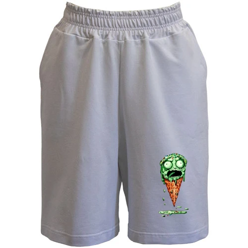 Жіночі шорти, білий, Ice cream Morty