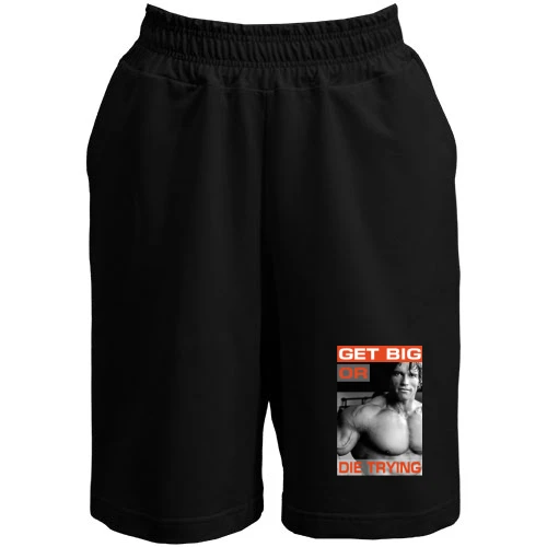 Женские  шорты c Арни "Get big or die trying"