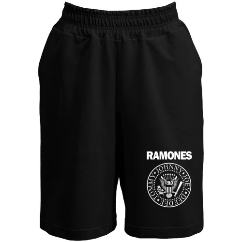 Женские  шорты, черный, Ramones