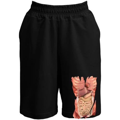 Женские  шорты, Черный, с внутренностями