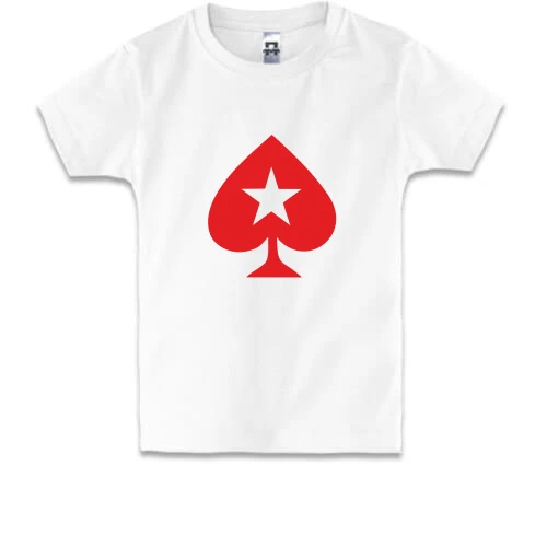 Детская футболка, Белый, PokerStars Christmas Star Baseball Jersey