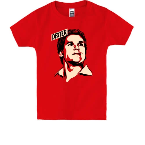 Детская футболка, Красный, Dexter 2
