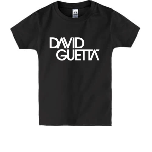 Дитяча футболка, Чорний, David Guetta