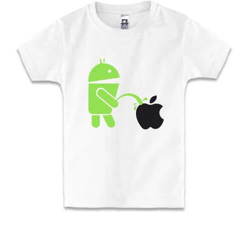 Дитяча футболка Android vs Apple