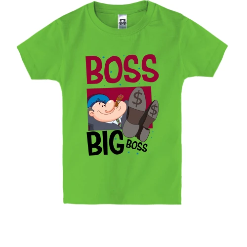 Детская футболка Boss, big boss