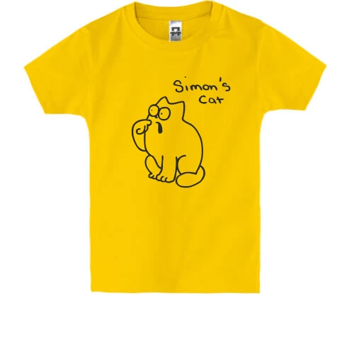 Детская футболка с Simon's cat