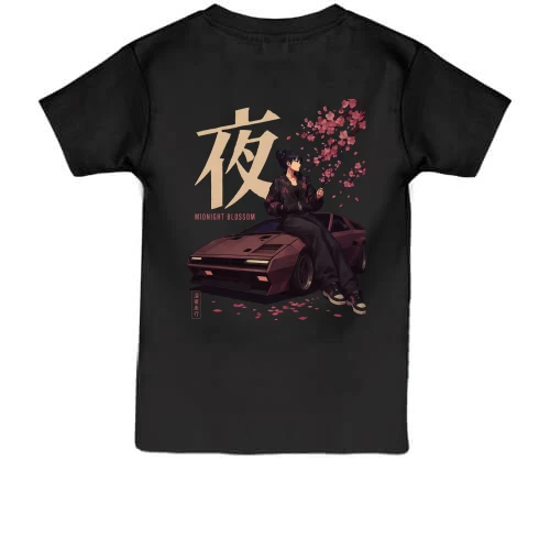 Детская футболка Midnight blossom