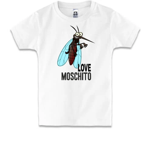Дитяча футболка, Білий, Love Moschito