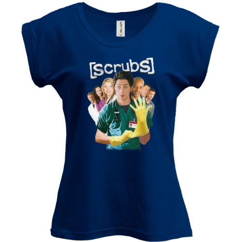 Футболка женская PANI, Синий, scrubs (Клиника)