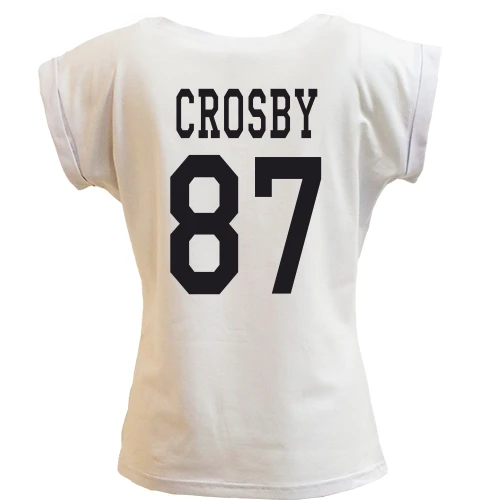 Футболка женская PANI, Черный, Crosby (Pittsburgh Penguins)