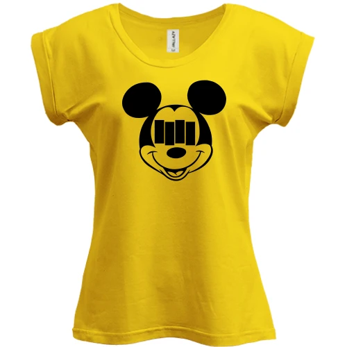 Футболка жіноча PANI Black Flag Mickey Style