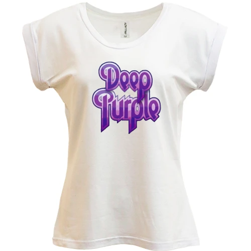 Футболка жіноча PANI Deep Purple (фіолетовий логотип)