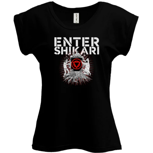 Футболка женская PANI, Черный, Enter Shikari Take To The Skies