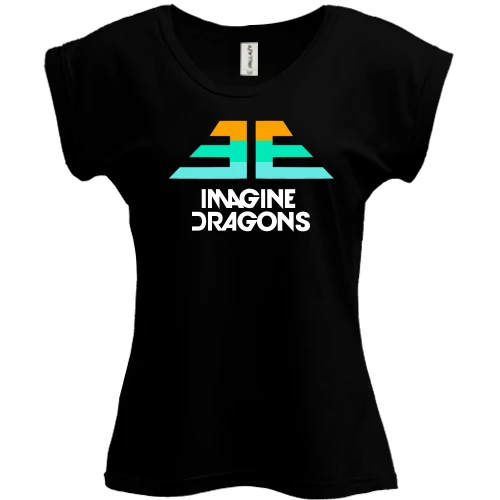 Футболка жіноча PANI, Чорний, Imagine Dragons Envolve