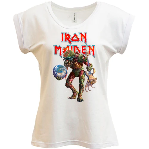 Футболка жіноча PANI, Білий, Iron Maiden - The Final Frontier (2)
