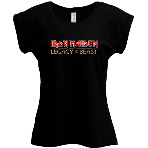 Футболка жіноча PANI, Чорний, Iron Maiden - Legacy of the Beast