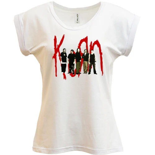 Футболка женская PANI Korn Band