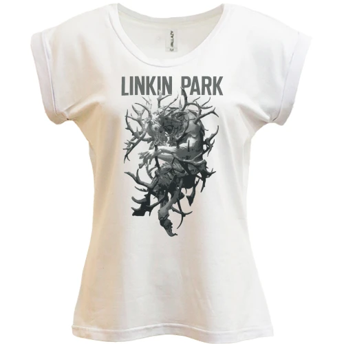 Футболка женская PANI, Белый, Linkin Park - The Hunting Party