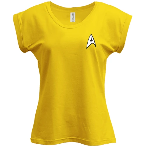 Футболка женская PANI, Желтый, Star Trek (мини)