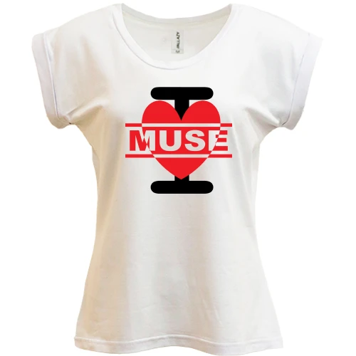 Футболка женская PANI I love Muse