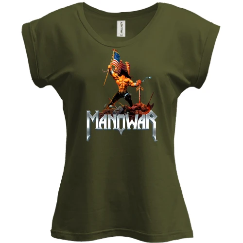 Футболка жіноча PANI Manowar - Warriors of the World