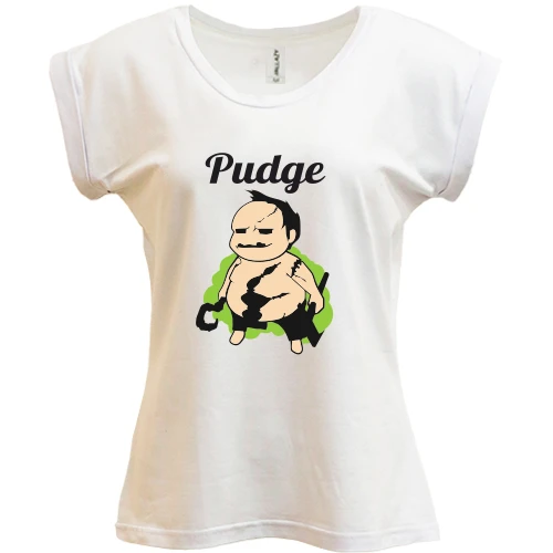 Футболка женская PANI, Белый, Pudge Dota 2
