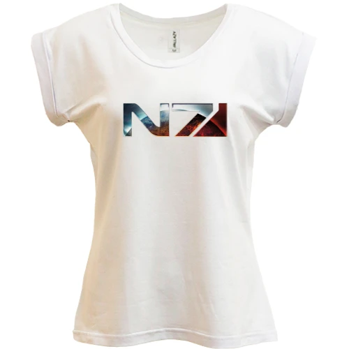 Футболка женская PANI, Бежевый, Mass Effect N7