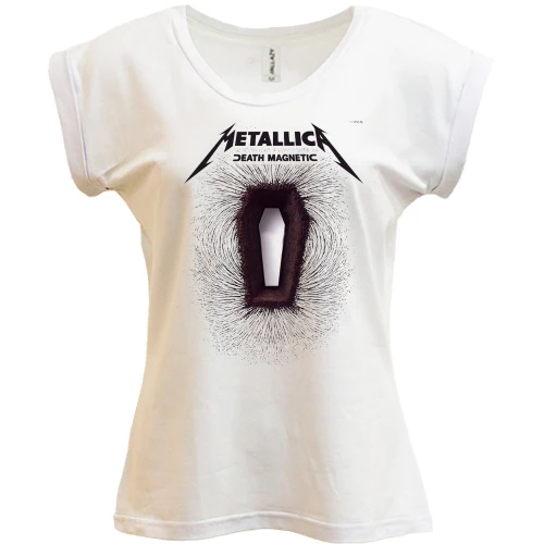 Футболка женская PANI, Белый, Metallica - Death Magnetic (2)