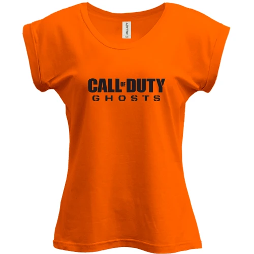 Футболка женская PANI, Оранжевый, Call of Duty Ghosts