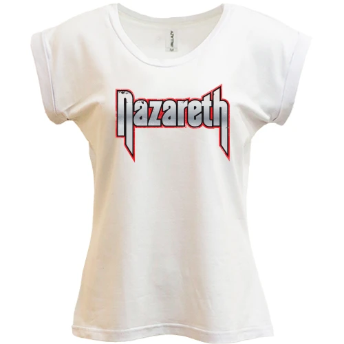 Футболка женская PANI, Белый, Nazareth Logo