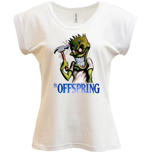 Футболка женская PANI, Белый, The Offspring - Hammerhead