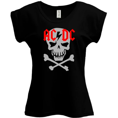 Футболка жіноча PANI ACDC skull