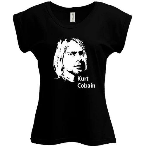 Футболка женская PANI Kurt Cobain